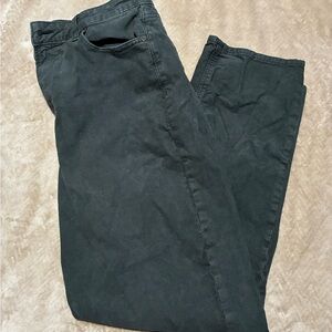 American Eagle Outfitters Women’s Dark Teal Green Straight Leg Corduroy Pants